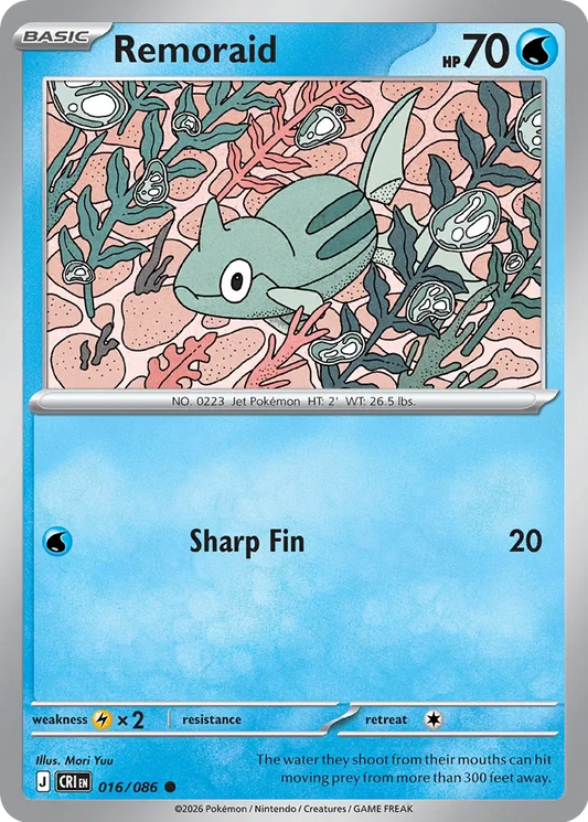 Pokémon TCG: Chaos Rising — Remoraid 16/086