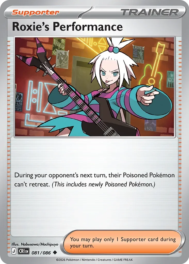 Pokémon TCG: Chaos Rising — Roxie's Performance 81/086