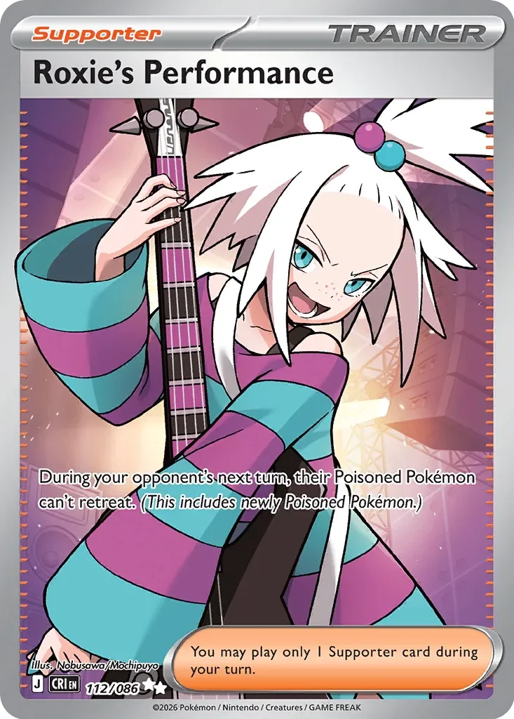 Pokémon TCG: Chaos Rising — Roxie's Performance 112/086