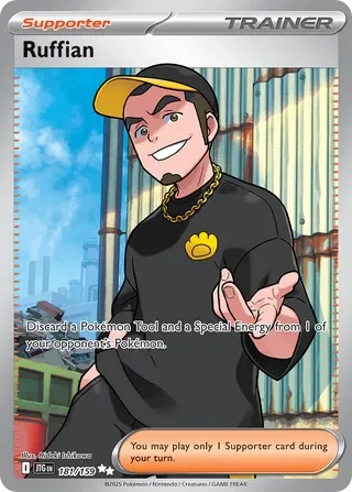 Pokémon TCG: Journey Together — Ruffian 181/159