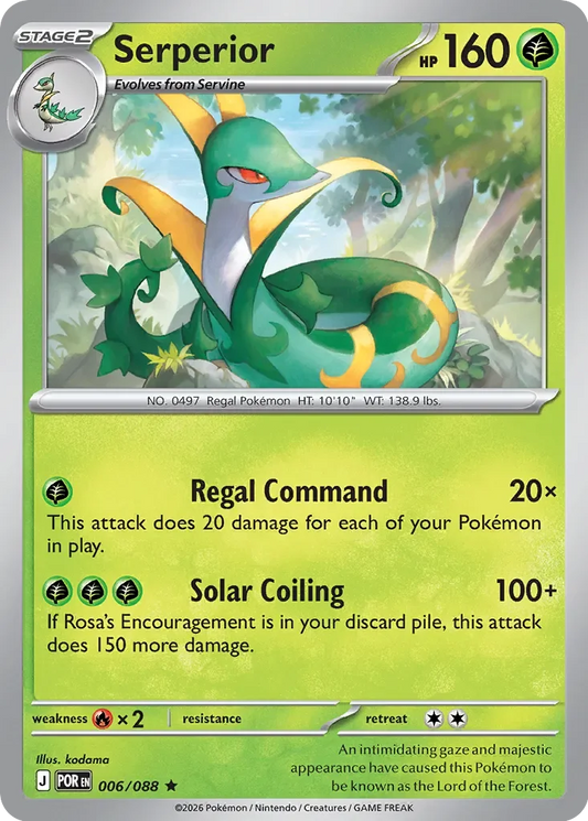 Pokémon TCG: Perfect Order — Serperior 6/088