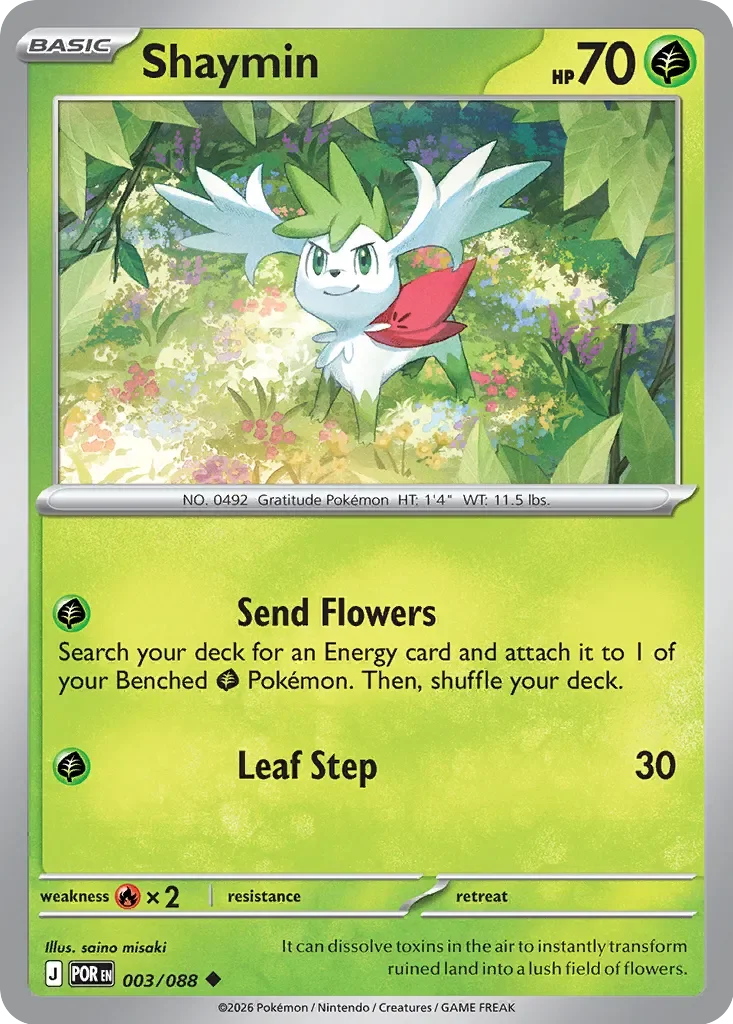 Pokémon TCG: Perfect Order — Shaymin 3/088