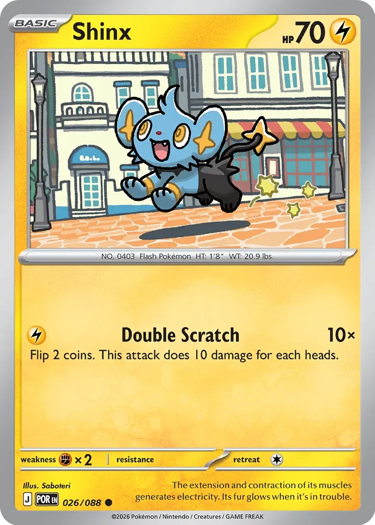 Pokémon TCG: Perfect Order — Shinx 26/088