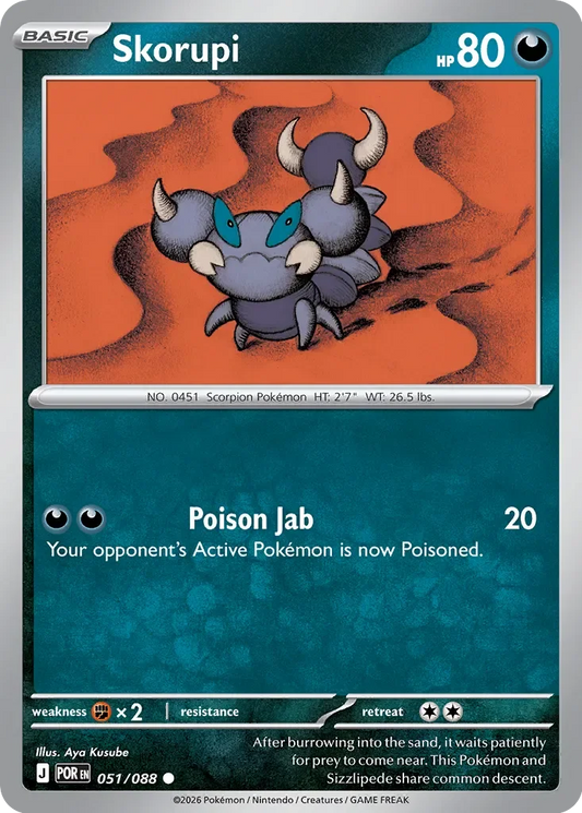 Pokémon TCG: Perfect Order — Skorupi 51/088
