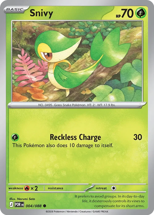 Pokémon TCG: Perfect Order — Snivy 4/088