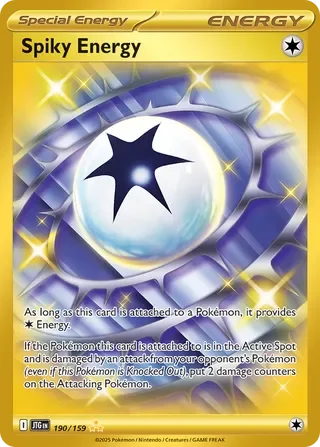 Pokémon TCG: Journey Together — Spiky Energy 190/159