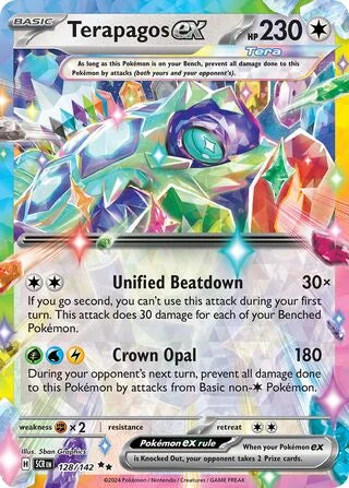 Pokémon TCG: Stellar Crown — Terapagos ex 128/142