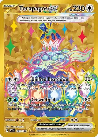 Pokémon TCG: Stellar Crown — Terapagos ex 173/142