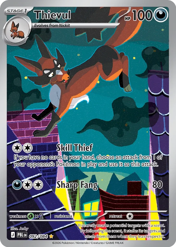 Pokémon TCG: Pitch Black — Thievul 92/084