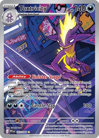 Pokémon TCG: Phantasmal Flames — Toxtricity 103/094