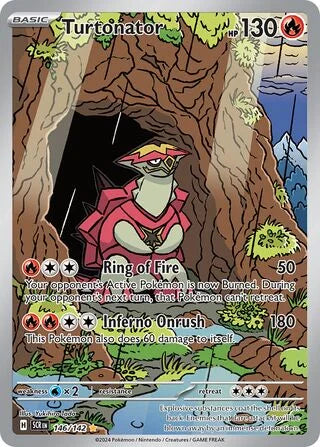 Pokémon TCG: Stellar Crown — Turtonator 146/142