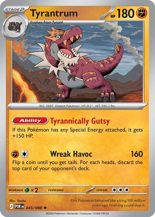 Pokémon TCG: Perfect Order — Tyrantrum 45/088