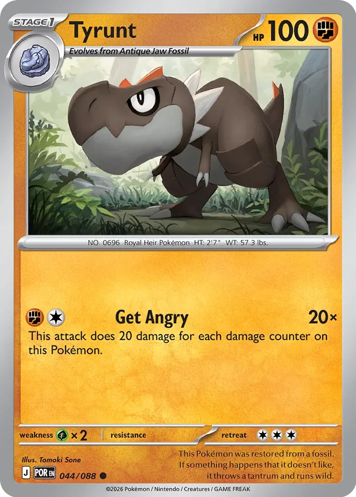 Pokémon TCG: Perfect Order — Tyrunt 44/088