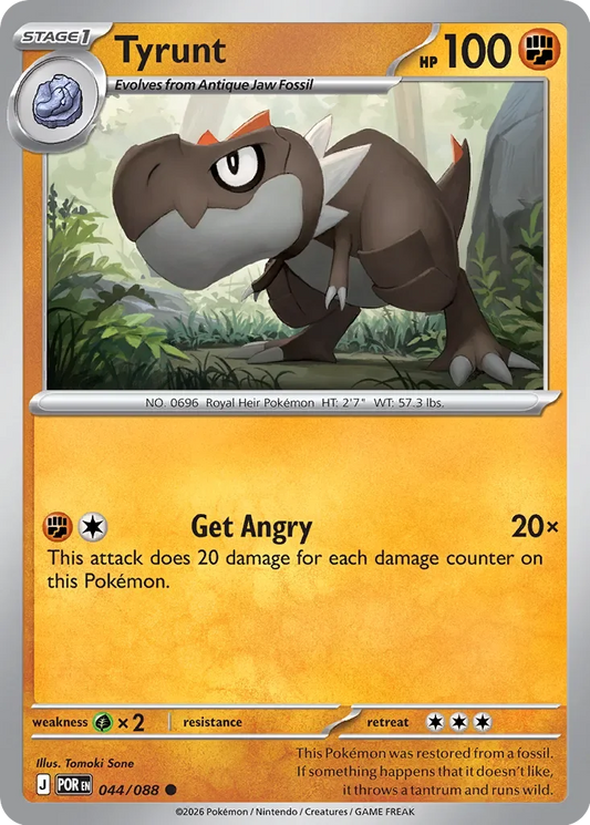 Pokémon TCG: Perfect Order — Tyrunt 44/088