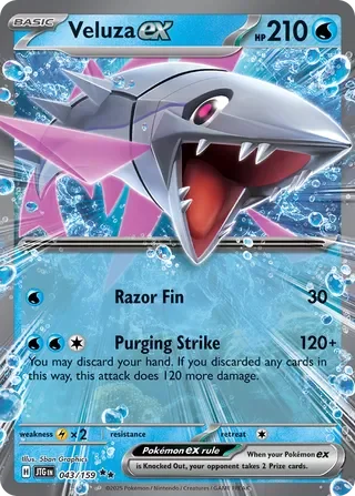 Pokémon TCG: Journey Together — Veluza ex 43/159