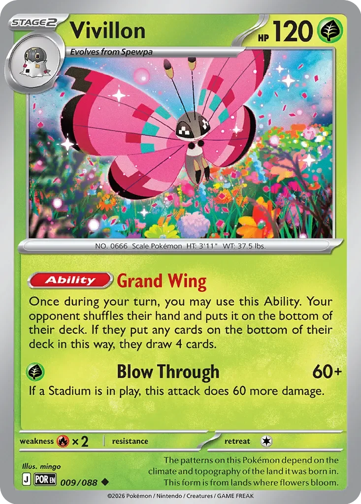 Pokémon TCG: Perfect Order — Vivillon 9/088