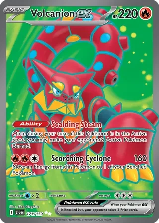 Pokémon TCG: Journey Together — Volcanion ex 171/159