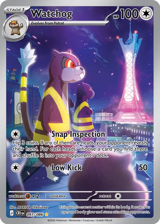 Pokémon TCG: Chaos Rising — Watchog 97/086