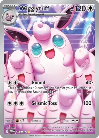 Pokémon TCG: Phantasmal Flames — Wigglytuff 105/094