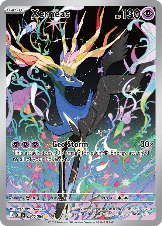 Pokémon TCG: Chaos Rising — Xerneas 91/086