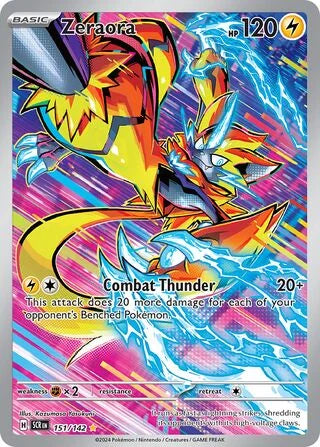 Pokémon TCG: Stellar Crown — Zeraora 151/142