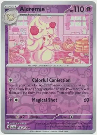 Pokémon TCG: Stellar Crown — Alcremie 65/142