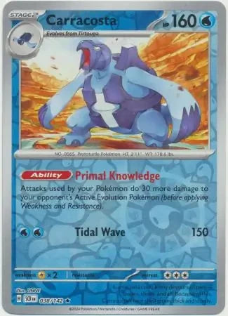 Pokémon TCG: Stellar Crown — Carracosta 38/142