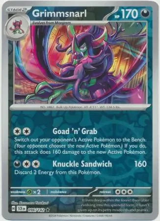 Pokémon TCG: Stellar Crown — Grimmsnarl 96/142