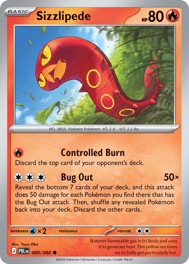 Sizzlipede Pitch Black 9/084