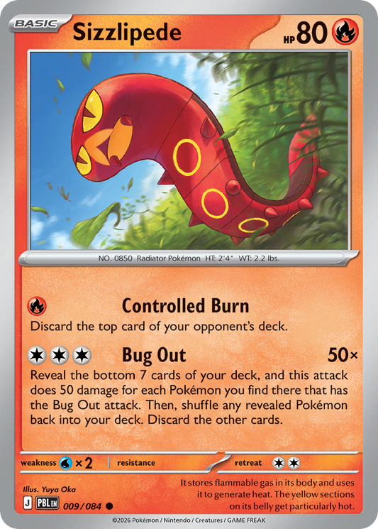 Sizzlipede Pitch Black 9/084