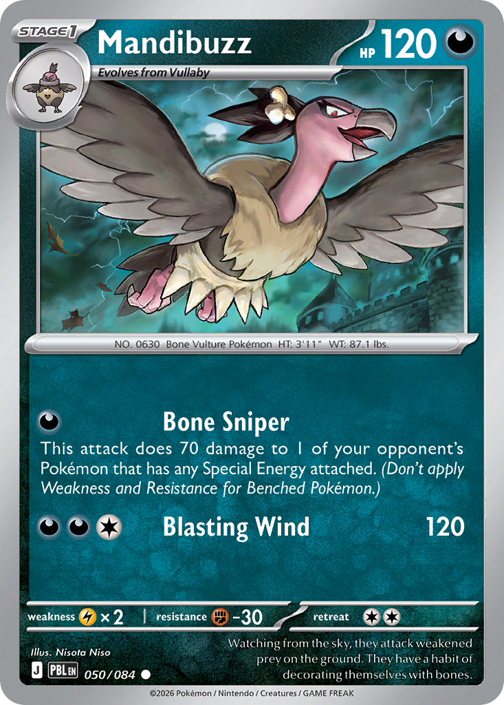 Mandibuzz Pitch Black 50/084
