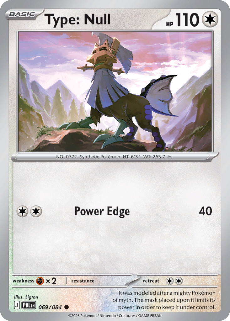 Type: Null Pitch Black 69/084