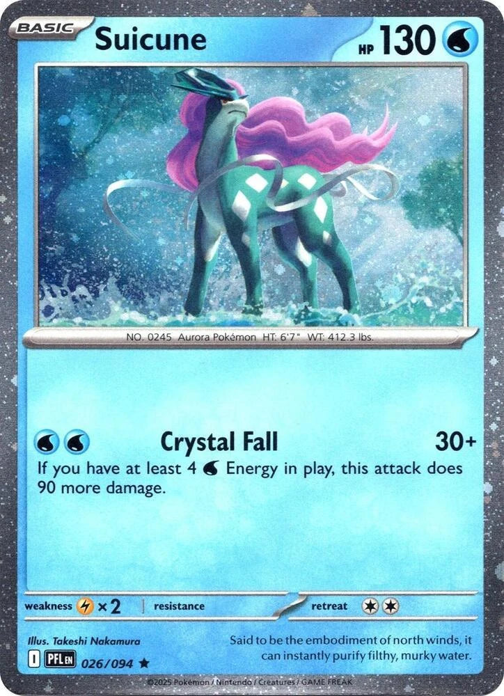 Pokémon TCG: Phantasmal Flames — Suicune 26/094