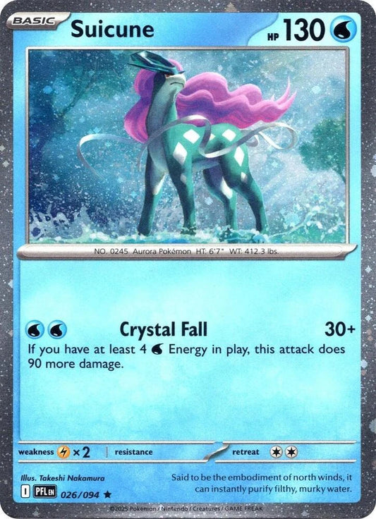 Pokémon TCG: Phantasmal Flames — Suicune 26/094
